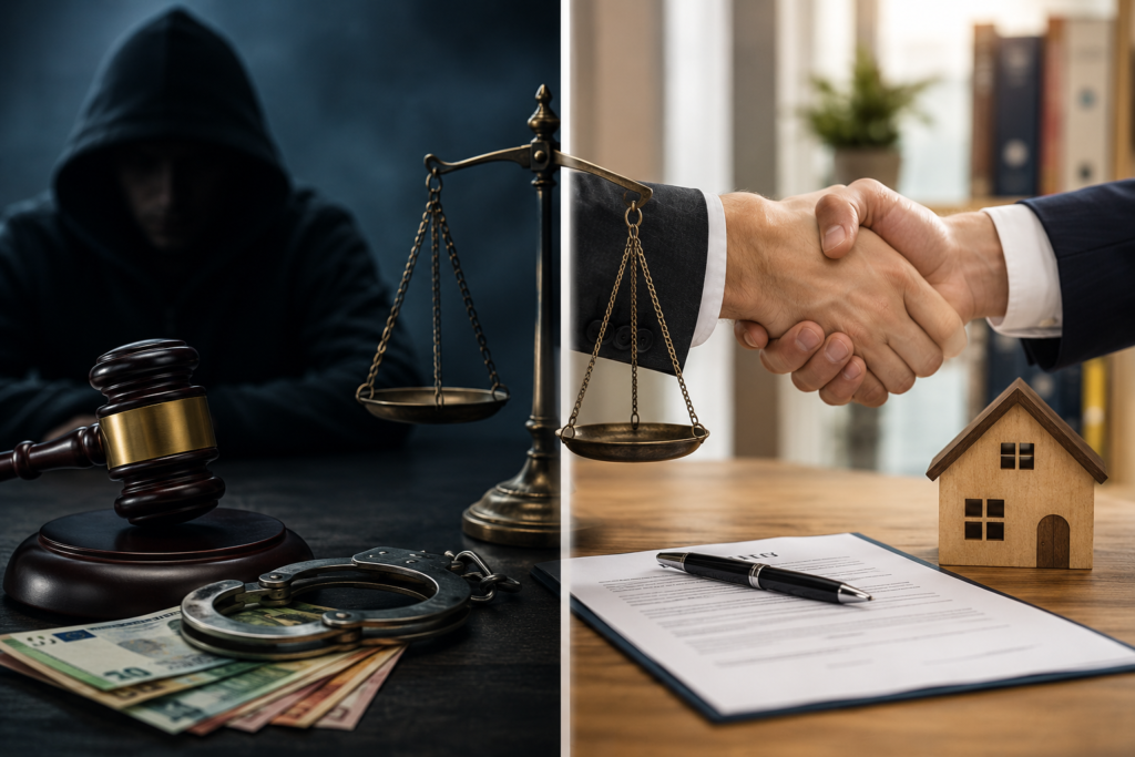 Lee más sobre el artículo Diferencias entre Estafa (penal) e incumplimiento de contrato (civil)